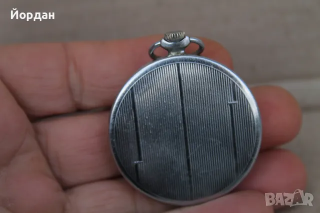 СССР джобен часовник ''Молния'' /15 камъка/, снимка 7 - Антикварни и старинни предмети - 48310435