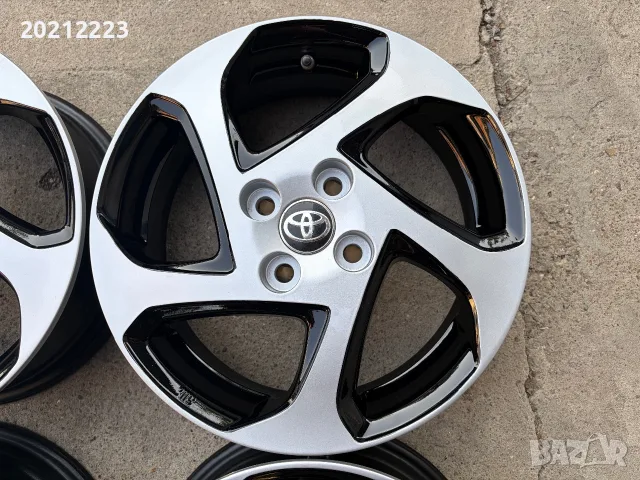 4 броя алуминиеви джанти за Toyota Yaris-Hybrid 15, снимка 9 - Гуми и джанти - 55988430