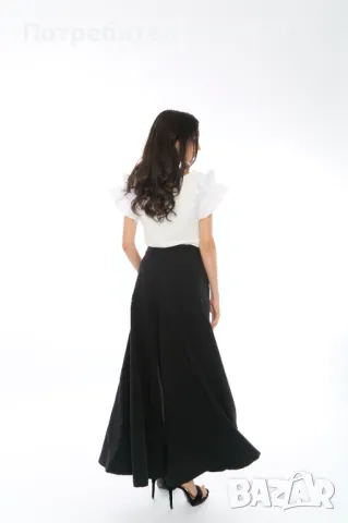 Дамски Панталон Zelinda - Черен, снимка 5 - Панталони - 49723963