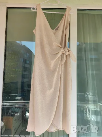 рокля H&M бежов, снимка 9 - Рокли - 55898466