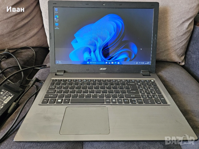 Лаптоп Acer aspire intel i5, 8gb ram, SSD и HDD, windows 11