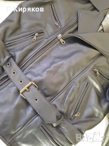 оригинално мъжко яке от естествена кожа, снимка 13 - Якета - 48365863
