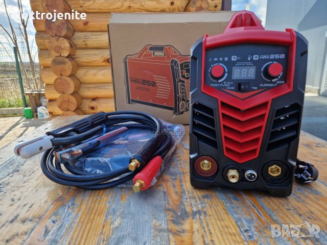 250 Ампера- Електрожен + АРГОН -серия RED- PROFESSIONAL, снимка 1 - Други машини и части - 30834899