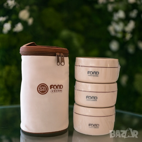 Комплект кутии за обяд с термо чанта – топла храна навсякъде, снимка 8 - Други - 51852466