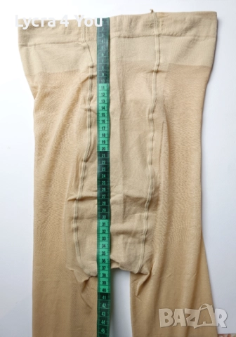 40 den L/XL телесен чорапогащник с ликра, снимка 6 - Бельо - 52951296