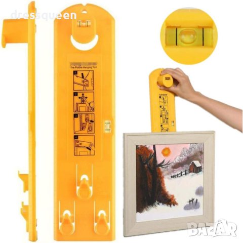 4028 Уред нивелир за равномерно и точно поставяне на снимки и картини, снимка 2 - Измервателни инструменти - 42168068