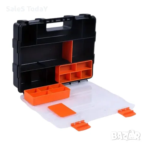 Комплект от 4 бр кутии за инструменти, пластмаса, снимка 3 - Куфари с инструменти - 47518961