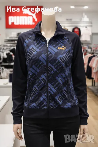 Оригинално ново спортно марково горнище с цип Puma Пума унисекс модел за мъжко и дамско става 