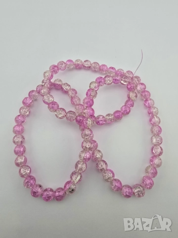 Стъклени Мъниста за бижута 10мм 8мм 6 мм 4мм J261, снимка 3 - Други - 52479749