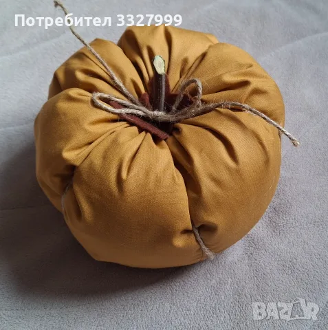 Тиква от плат за Хелоуин, снимка 3 - Декорация за дома - 42325485