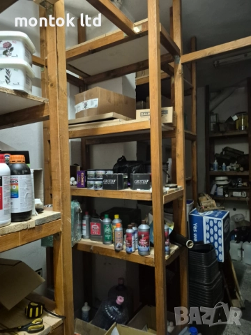 стелажи от д,греди 6х6, снимка 2 - Стелажи и щандове - 52661214