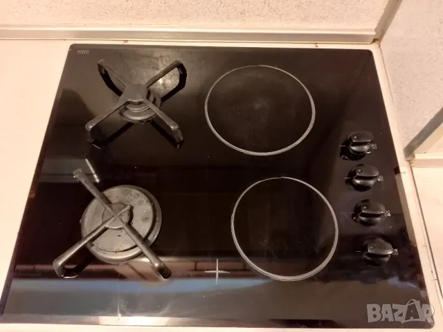 Комбиниран готварски плот ток и газ, за вграждане