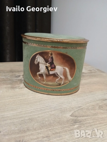 Немска старинна кутия за чай