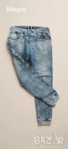 ZARA MAN Soft Denim Jogger Дънки XL / 34 Светло Синьо , снимка 5 - Дънки - 42834179