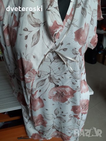 Дамска пижама с къс ръкав размер 3ХЛ , снимка 6 - Пижами - 25568714