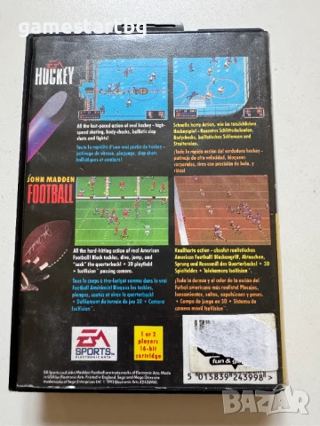 EA Double Header за Sega Mega Drive , снимка 2 - Други игри и конзоли - 50831927