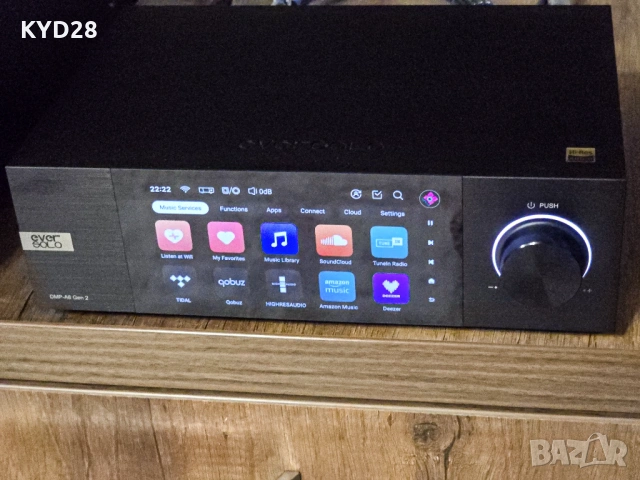 Продавам стриймър Eversolo DMP-A6 GEN2 като нов! В гаранция., снимка 3 - Ресийвъри, усилватели, смесителни пултове - 53822251