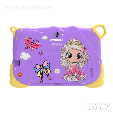 8 GB/256 MB Детски таблет ATOUCH Q39 - 7″ Android /лилав/, снимка 3 - Таблети - 52132797