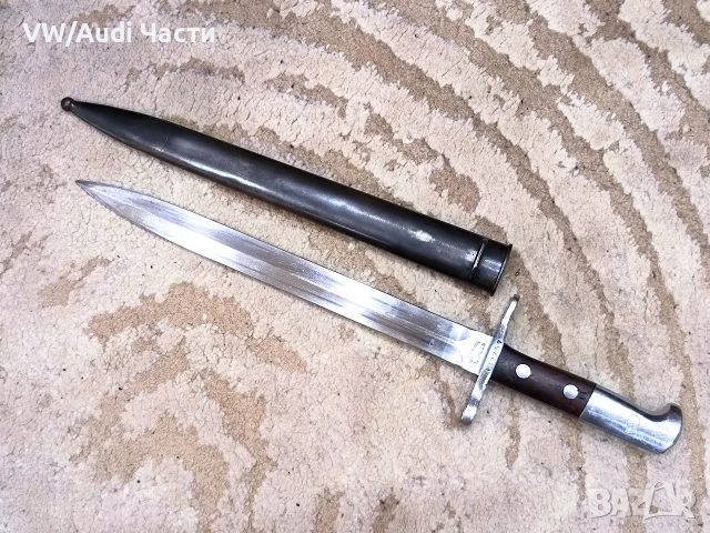 Швейцарски щик нож байонет K31 Schmidt Rubin М1918, снимка 2 - Антикварни и старинни предмети - 54082762
