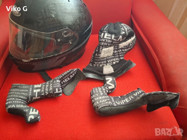 Viper V 8 мотоциклетна каска , снимка 4 - Аксесоари и консумативи - 51994394