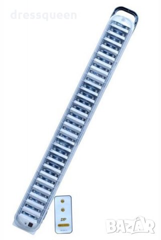 608 Аварийна акумолаторна лампа с 60 LED диода с дистанционно управление, снимка 5 - Настолни лампи - 30908865