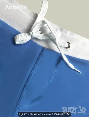 Мъжки плувни шорти в синъо, снимка 3 - Бански - 51261391