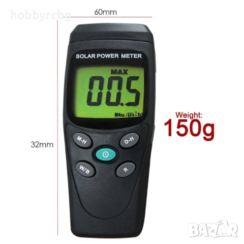 Уред за измерване на слънчева енергия и радиация, снимка 5 - Други инструменти - 21804913