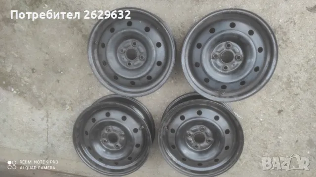 Джанти 15 цола 4x100 с датчици за налягане, снимка 5 - Гуми и джанти - 49874584