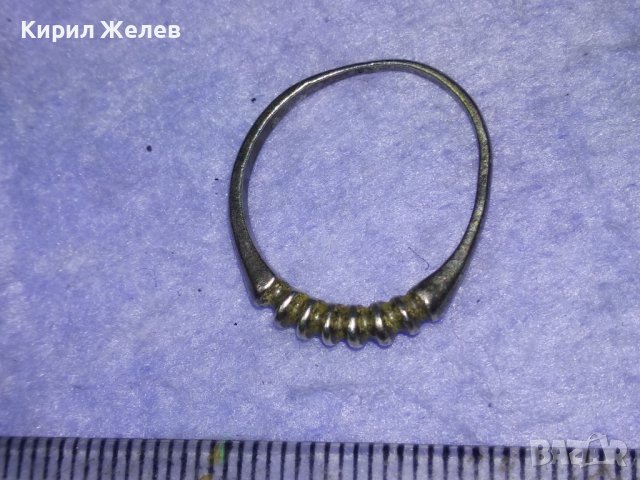 Старинен СРЕБЪРЕН АРТ ДЕКО ПРЪСТЕН ВИСОКА ПРОБА СРЕБРО АВТОРСКА РЪЧНА МАЙСТОРСКА ИЗРАБОТКА 39899, снимка 12 - Антикварни и старинни предмети - 42928837