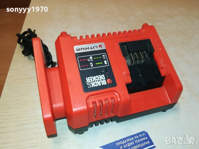 BLACK DECKER LITHIUM BATTERY CHARGER-ВНОС FRANCE 2210231723, снимка 6 - Винтоверти - 42675244