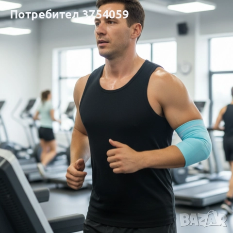 Удобен и дишащ еластичен бинт за облекчаване на болки и натоварвания в лакътя Elbow Support, снимка 4 - Спортна екипировка - 52375623