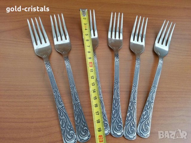 Руски прибори за хранене вилици, снимка 3 - Антикварни и старинни предмети - 32175593