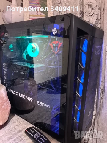 Геймърски компютър – i5-11600 / RTX 2060 / 32GB RAM / SSD+HDD / Водно охлаждане, снимка 2 - Геймърски - 50869433