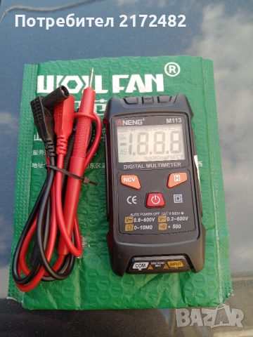 Мултицет ANENG M113, снимка 3 - Друга електроника - 53955356