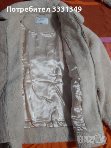 Пухено яке, снимка 2 - Якета - 51873394