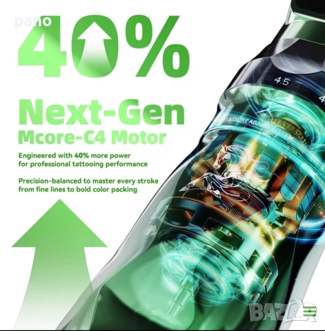 Нова Машинка за татуиране/татуси/татуировки.Mast Fold Pro (Horse edition), снимка 3 - Друго оборудване - 52655900