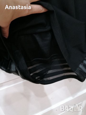 Нова рокля с кожени елементи, снимка 5 - Рокли - 39351220