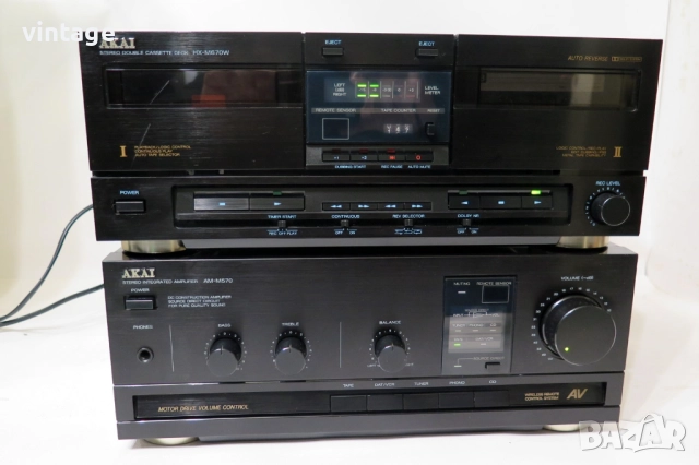 AKAI AM-M570_HX-M670W, снимка 4 - Аудиосистеми - 52639493