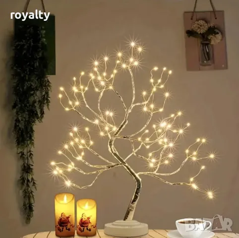 Декоративно LED светещо дърво, снимка 6 - Лед осветление - 49173689