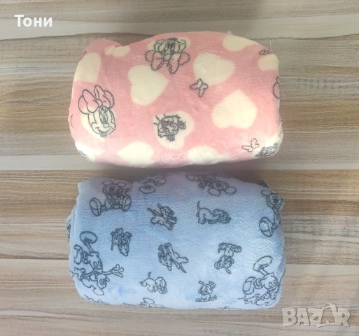 Нови детски одеяла Mickey и Minnie Mouse Disney / р-р: 72х94 см
Minni, снимка 4 - Спално бельо и завивки - 42834298