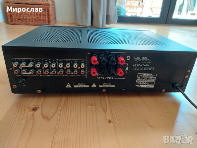 Усилвател Pioneer A-447, снимка 4 - Ресийвъри, усилватели, смесителни пултове - 54349701
