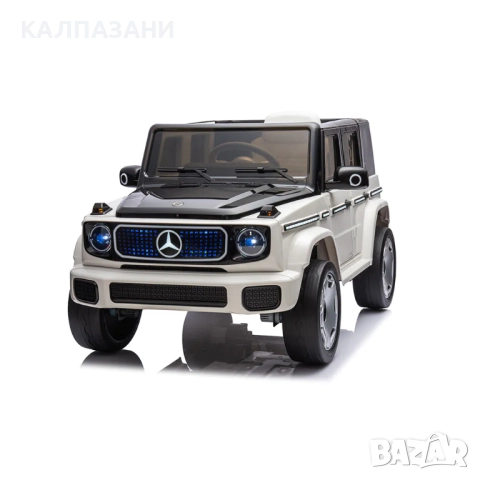 Акумулаторен джип MERCEDES BENZ JJ2088 с родителски контрол 12V Бял, снимка 2 - Коли, камиони, мотори, писти - 51665057