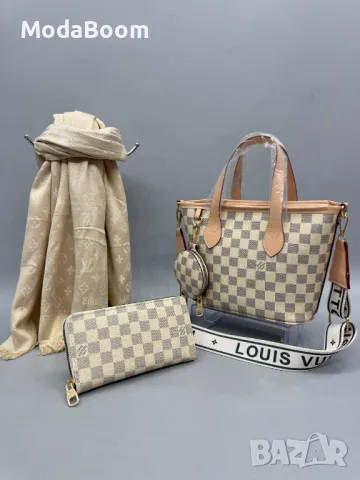 Louis Vuitton дамски комплекти Различни цветове , снимка 3 - Шалове - 48813423