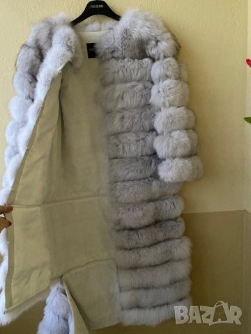 Палто на 3 части естествен косъм  , снимка 5 - Палта, манта - 42887564