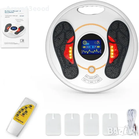 EMS масажор за стъпала и крака OSITO Foot Circulation Plus с TENS и EMS, снимка 5 - Масажори - 56115711