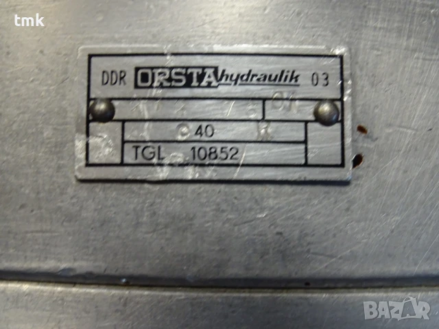 Хидравлична помпа Orsta C40R Hydraulic pump TGL10852 1500min-1, снимка 4 - Резервни части за машини - 50939013