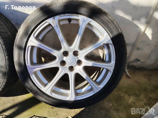 джанти с гуми 5х100 18цола Toyota Avensis t25