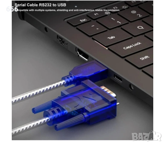 Конзолен кабел Cisco, сериен кабел Rj45 към DB9 и RS232 към USB (2 в 1 ), снимка 8 - Друга електроника - 53285816