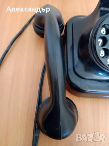 Ретро телефон работещ, снимка 9 - Антикварни и старинни предмети - 53915745