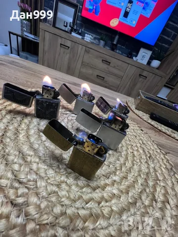 Лот от пет оригинални запалки Zippo, снимка 2 - Запалки - 55826679